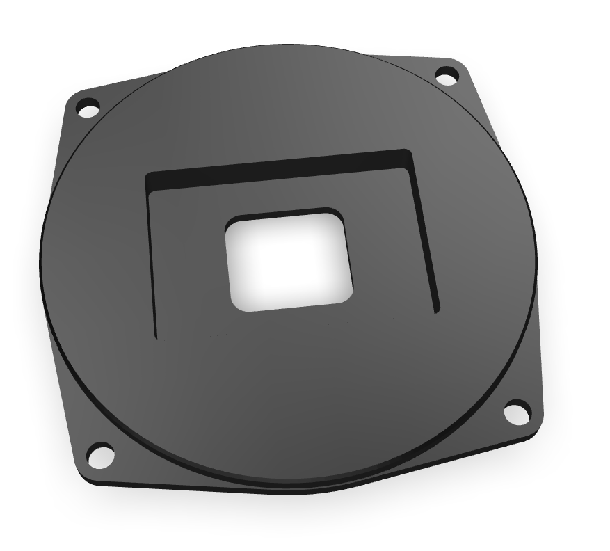 Instrumentenblende 80 mm für Anemoi Display- LIVE Wind