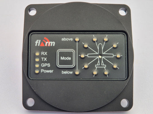 Instrumentenblende 57 mm für FLARM V3